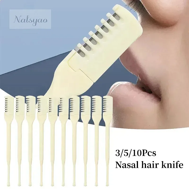 Men'S Grooming Eyebrow Shape - クリーン＆トリム360 ° 男性用回転式鼻毛トリマー 手動洗浄 眉毛シェーピング 顔の毛グルーミングツール