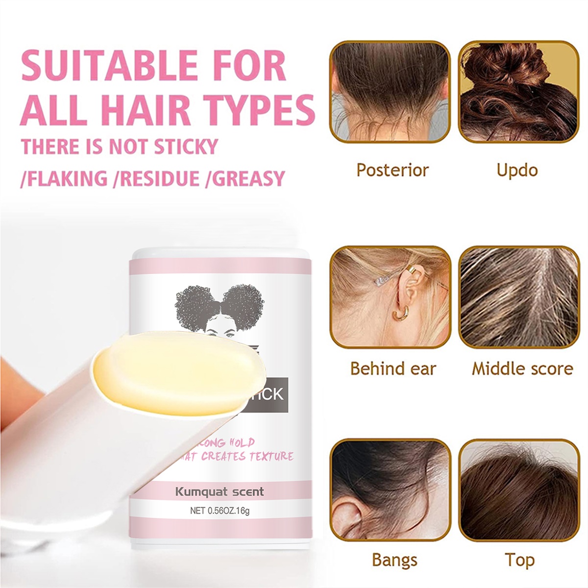 GOIPLE スリックヘアワックススティック、ベビーヘアライ - Hair Wax Stick のレビューと価格