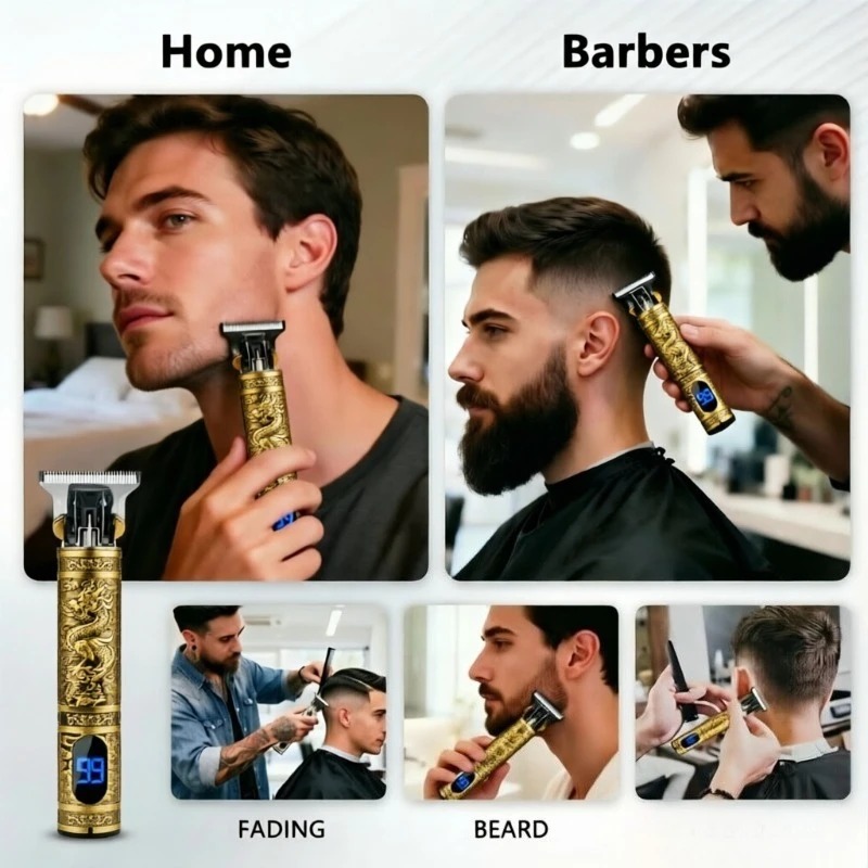 T9電動ひげトリマー コードレスヘアクリッパー メンズ用 4 - Men'S Grooming Product のレビューと価格