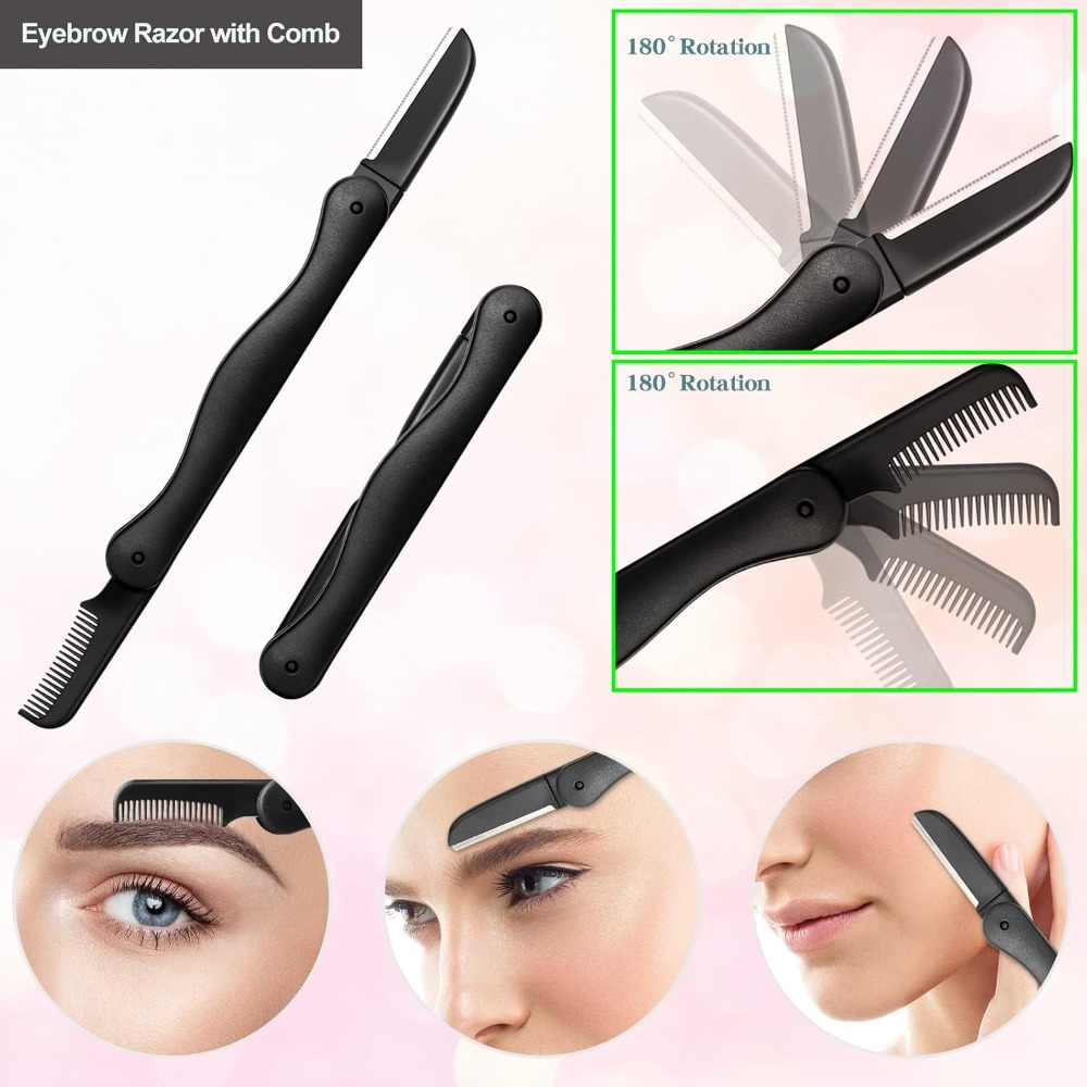 眉毛剃刀トリマーセット 7 in 1キット（眉毛剃刀、ブラシ - Men'S Grooming Eyebrow Shape のレビューと価格