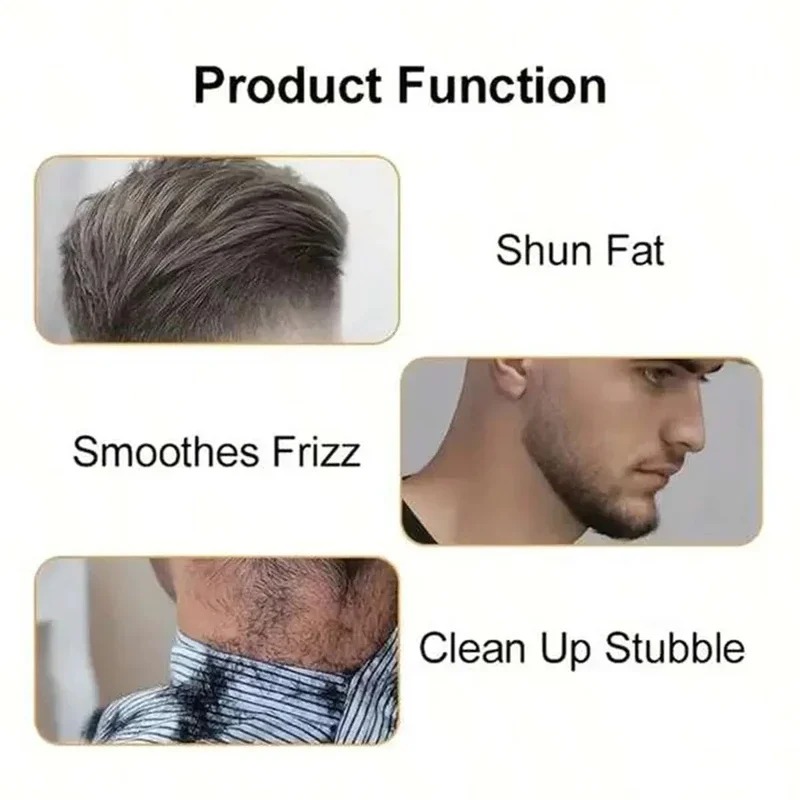 男性グルーミングヘアトリマー洗えるコードレス電気バリカンUS - Mens Grooming Barber のレビューと価格