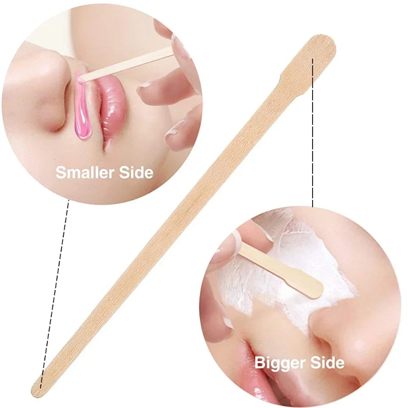100/200 個脱毛ワックス塗抹スティックアイスクリームス - Hair Wax Stick のレビューと価格