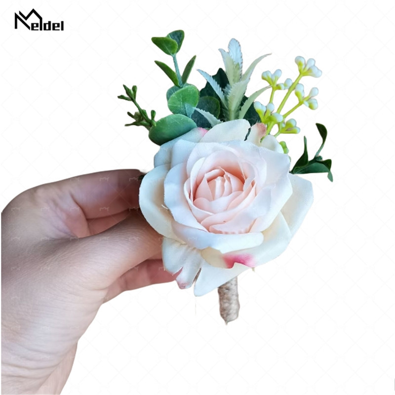 ボタンホールの結婚披露宴、ゲストのための花の花輪、ダブルアク - Men'S Grooming For Wedding のレビューと価格