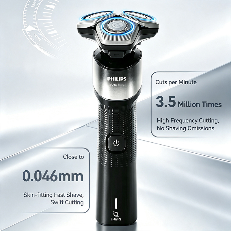 フィリップス XQ523 ロータリー電気シェーバー ウェット - Mens Grooming Kit Philips のレビューと価格