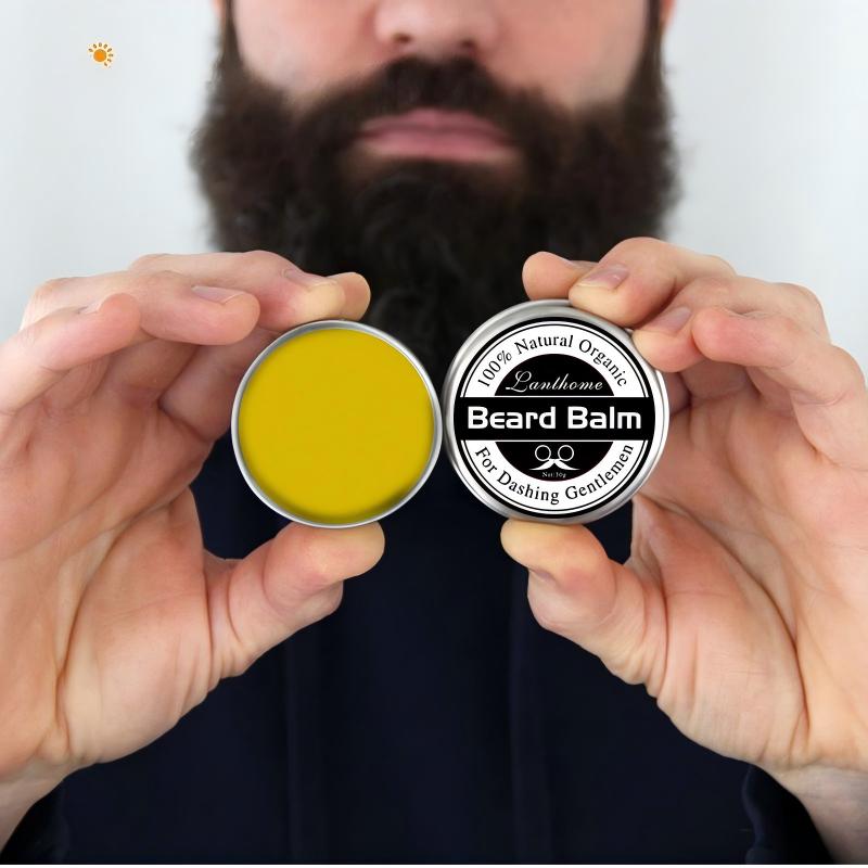 天然ひげバームワックスひげ成長オイル男性用保湿スムージングひ - Beard Oil Growth のレビューと価格