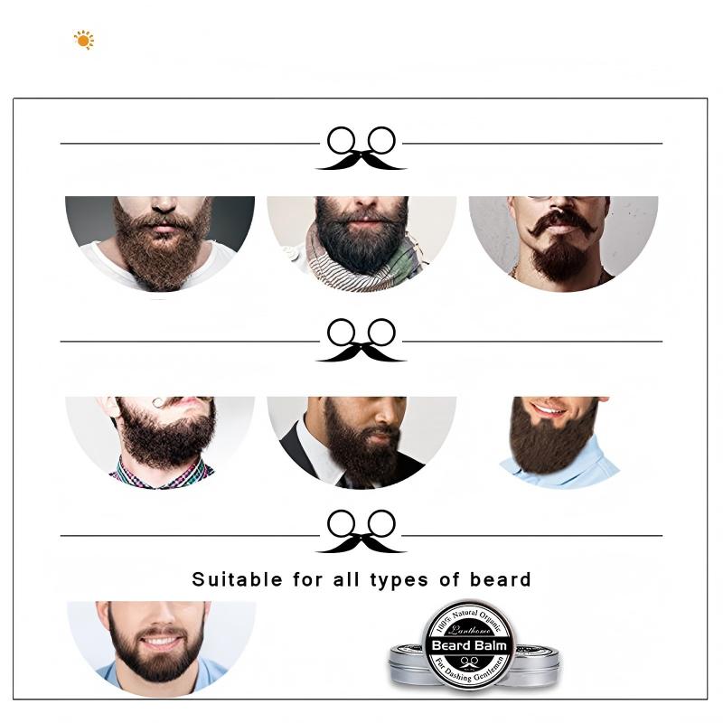 天然ひげバームワックスひげ成長オイル男性用保湿スムージングひ - Beard Oil Growth のレビューと価格