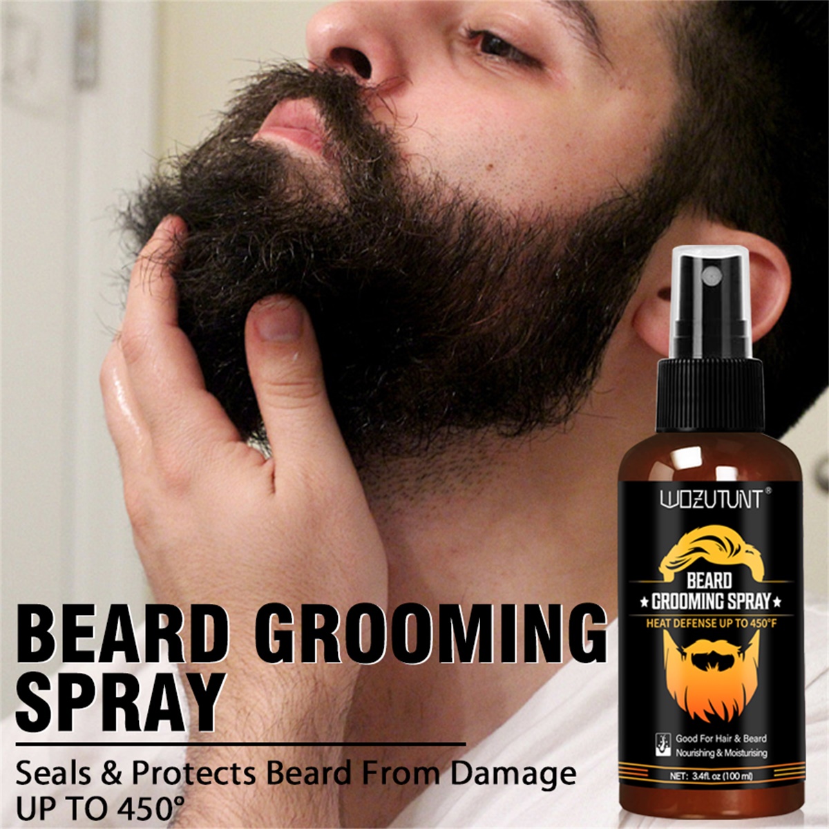 ひげ保湿栄養オイル 根元強化ケアセラム 縮れ防止スムージング - Beard Oil Growth のレビューと価格