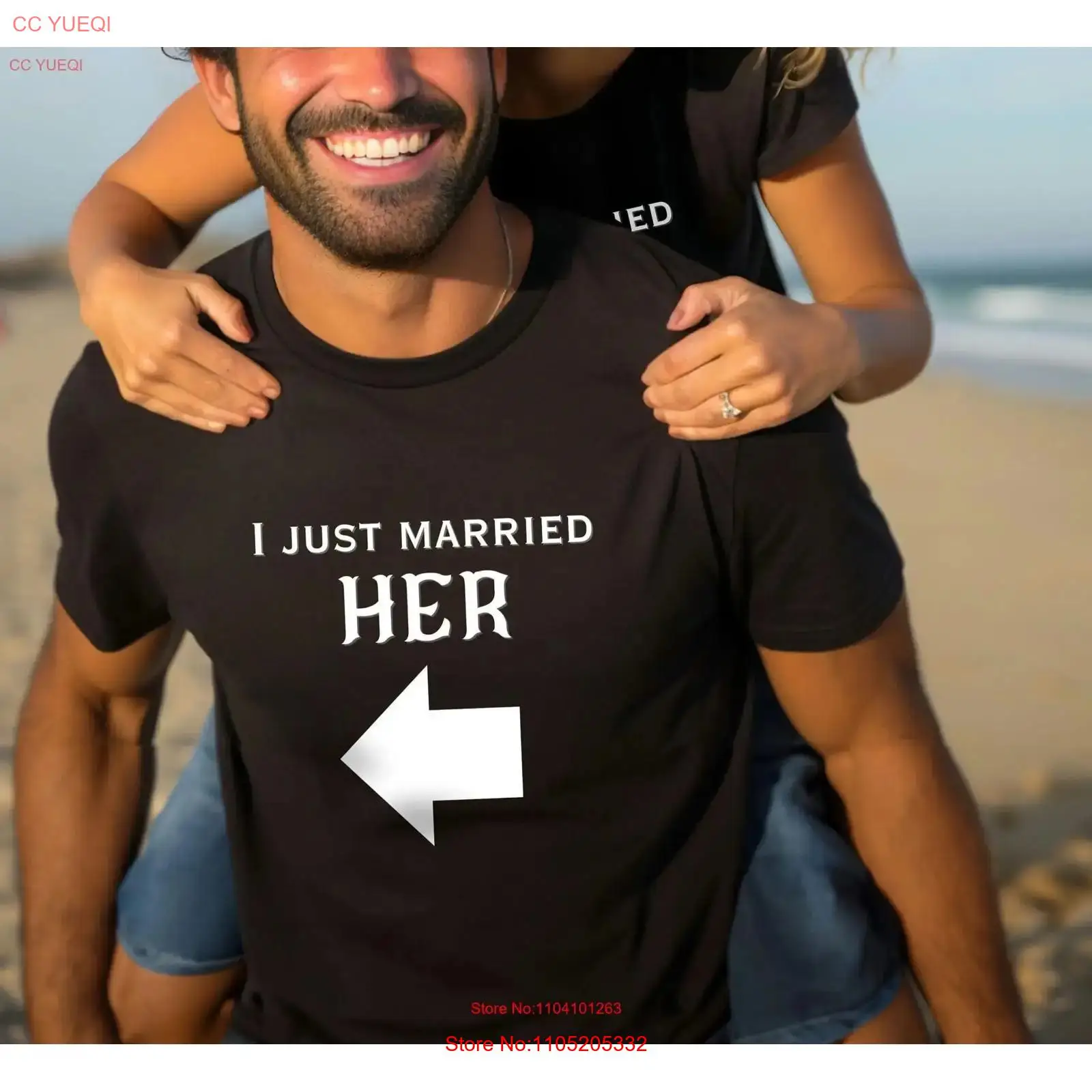 Just Married マッチングカップル T シャツ ウ - Men'S Grooming For Wedding のレビューと価格