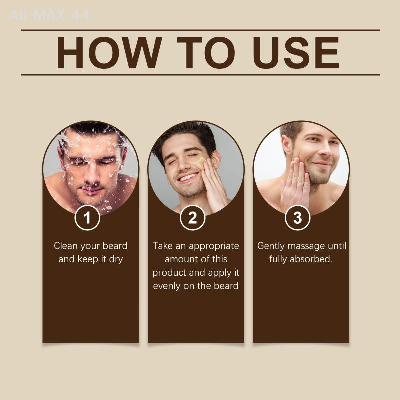 メンズビオチンひげバーム - シアバターオイル、ホホバ種子オ - Beard Oil Growth のレビューと価格