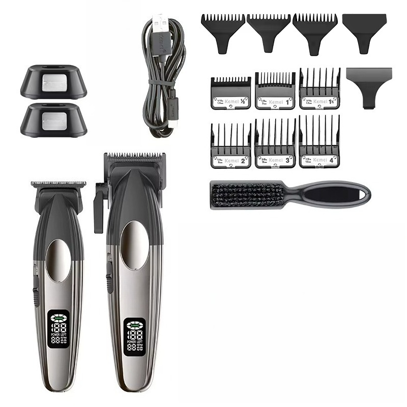 ヘアクリッパー、プロフェッショナルバーバーキット、コードレス - Mens Grooming Barber のレビューと価格
