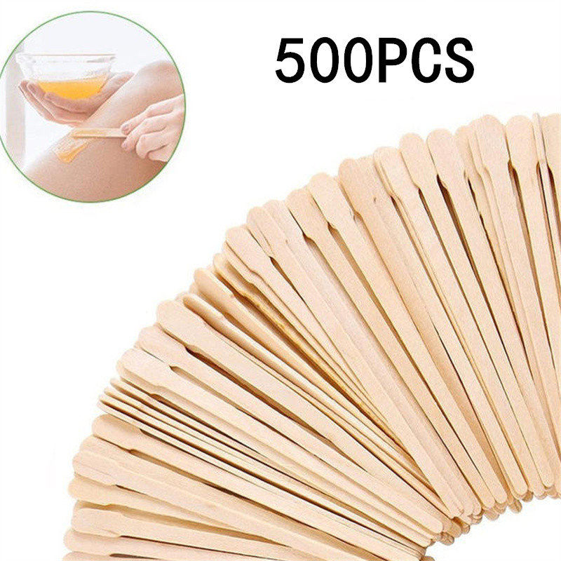女性用木製脱毛スティック 使い捨て脱毛スパチュラ 100/2 - Hair Wax Stick のレビューと価格